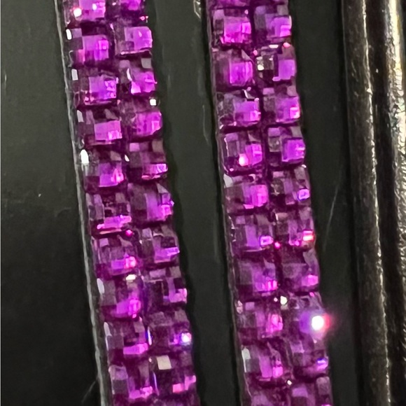 Purple Rhinestone Lanyard (new in plastic sleeve) - Picture 3 of 4
